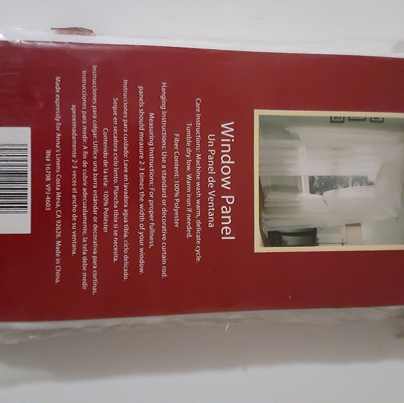 Window panel one sheer only - Picture 4 of 6